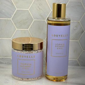Louvelle Sophia Blackberry & Rose Shower Gel & Bath Soak